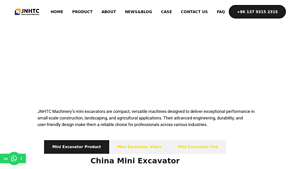 China Mini Excavator - jnhtc machine - small excavator factory