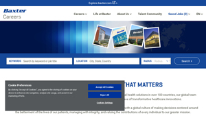 Our Locations | Careers at Baxter - baxter manufacturer