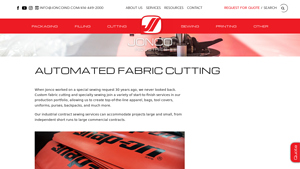 Automated Fabric Cutting - Jonco Industries - fabric cutter factory