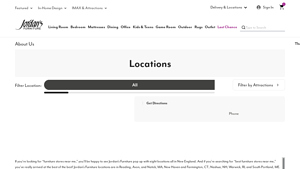 Store Locations & Hours - Jordan's Furniture - orange sofa factory