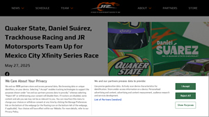 Quaker State, Daniel Suárez, Trackhouse Racing and JR Motorsports Team ... - chevrolet xfinity series racing manufacturer team