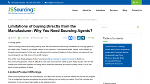 Limitations of buying Directly from the Manufacturer: Why You Need ... - buying products directly from manufacturer