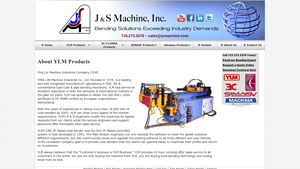 About YLM Products : Tube Benders : J&S Machine, Inc. - pipe bending machine factory