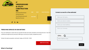 Trenching Services San Antonio, TX - trenching company