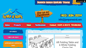 Tables and Chairs - 6ft folding table bulk