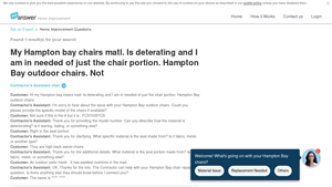 Hampton Bay Chair Material Deteriorating? Expert Help & Solutions - hampton bay patio furniture factory