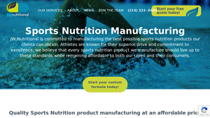 Sports Nutrition - JW Nutritional, LLC - sport supplement manufacturer