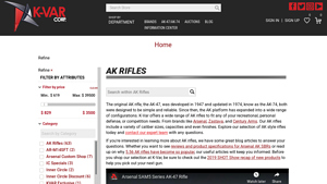 AK Rifles | Shop AK Style Rifles from Top Manufacturers at K-Var - ak 47 manufacturer