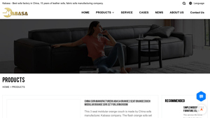 China Sofa Manufacturer Kabasa Orange 3 seat orange couch ... - orange sofa factory