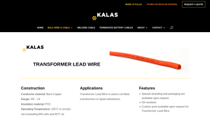 Transformer Lead Wire - Kalas Wire - Copper wire you can rely on - lead wire factory