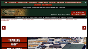 Kaufman Trailers | Equipment, Gooseneck, Car, Dump Trailers - trailer manufacturer values
