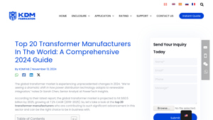 Top 20 Transformer Manufacturers In The World: A Comprehensive 2024 ... - transformer manufacturer
