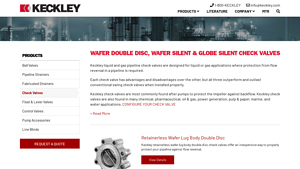 Keckley Company | Check Valves - check valve manufacturer