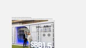Samsung SDI to ink $726 mn ESS deal with NextEra Energy - samsung battery company