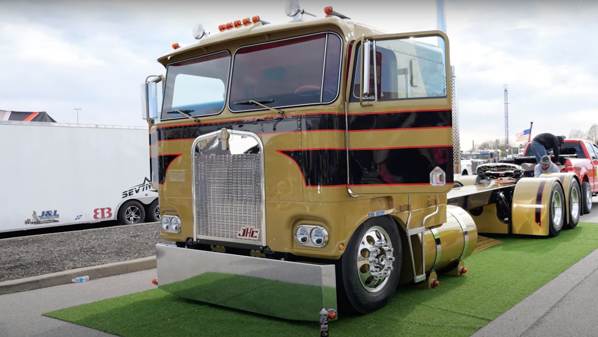 A relevant stock photo of kenworth k100 custom in a typical setting.