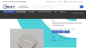 CR2025 Murata Sony Lithium Coin Cell - 350 Bulk Pack - cr2025 bulk