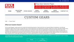 Custom Gears | KHK Gear Manufacturer - custom gear manufacturer