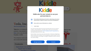 Tesla, Inc. Facts for Kids - tesla electric car company