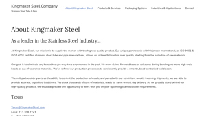 Kingmaker Steel Company - Stainless Steel Tubes | Pipes | Flat Bars - stainless steel pipe manufacturer