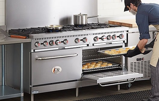 A relevant stock photo of kitchen equipment supplier in a typical setting.