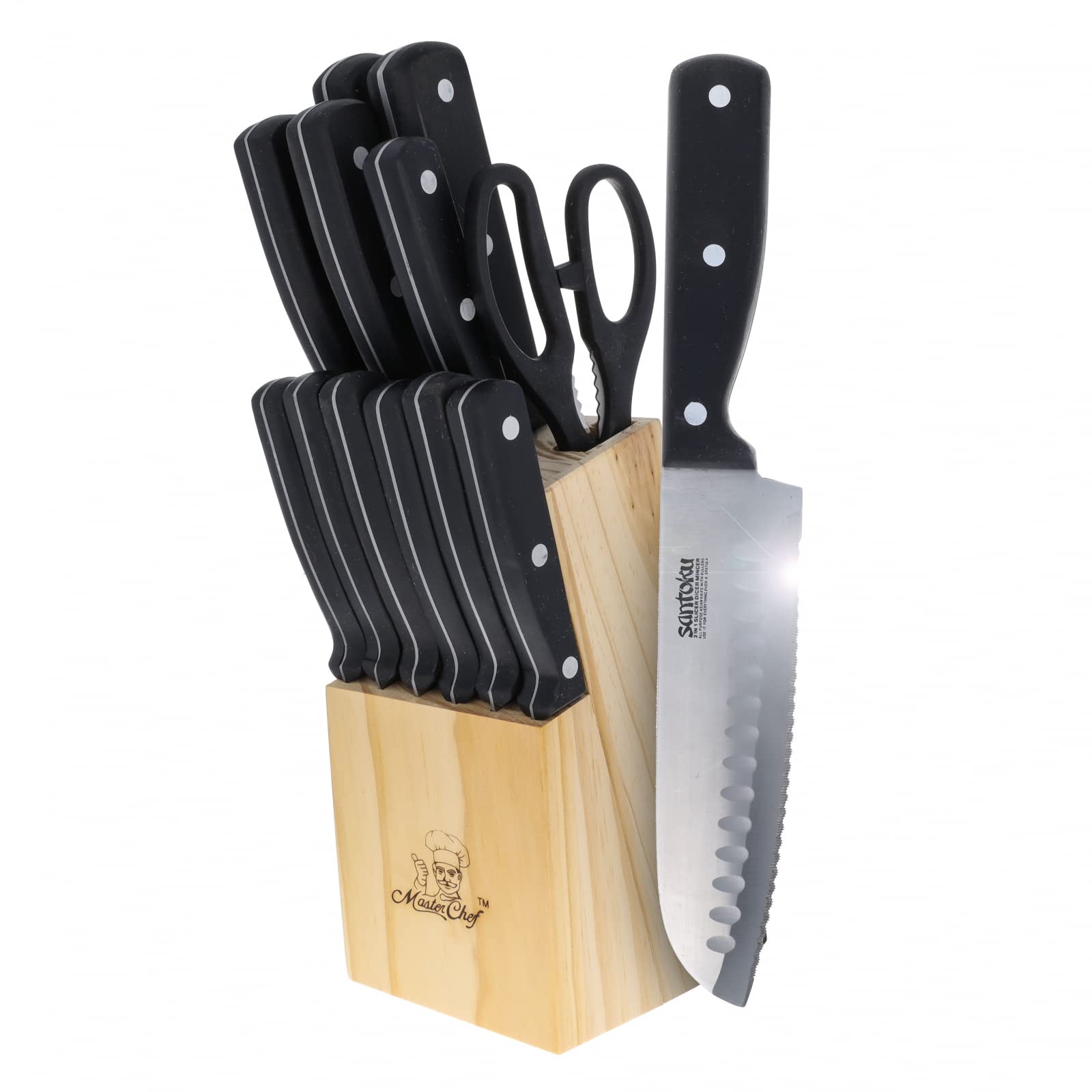 A relevant stock photo of kitchen knife supplier in a typical setting.
