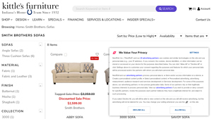 Smith Brothers Sofas - Kittle's Furniture - Indiana - smith brothers furniture company