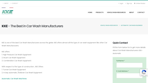 Car Wash Manufacturers USA - Automatic - KKE Wash Systems United States - car wash manufacturer