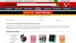 Car Wash Supplies, Equipment, and Parts - Kleen-Rite Corporation - car cleaner manufacturer