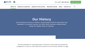 Our History - KMC RUBBER - aerospace elastomer manufacturer brea california