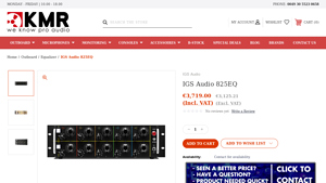 IGS Audio 825EQ - ear 825eq manufacturer