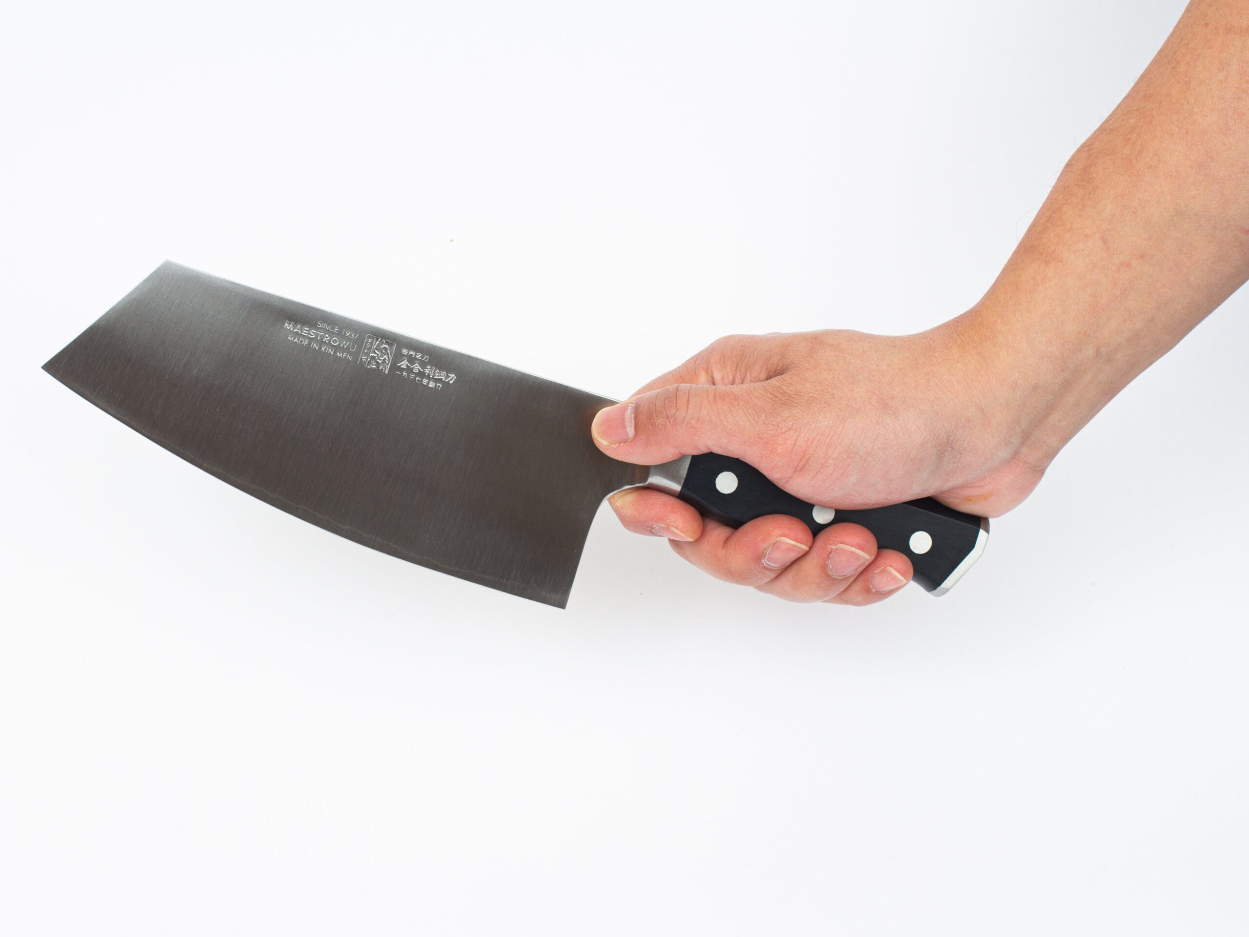 A relevant stock photo of knife china in a typical setting.