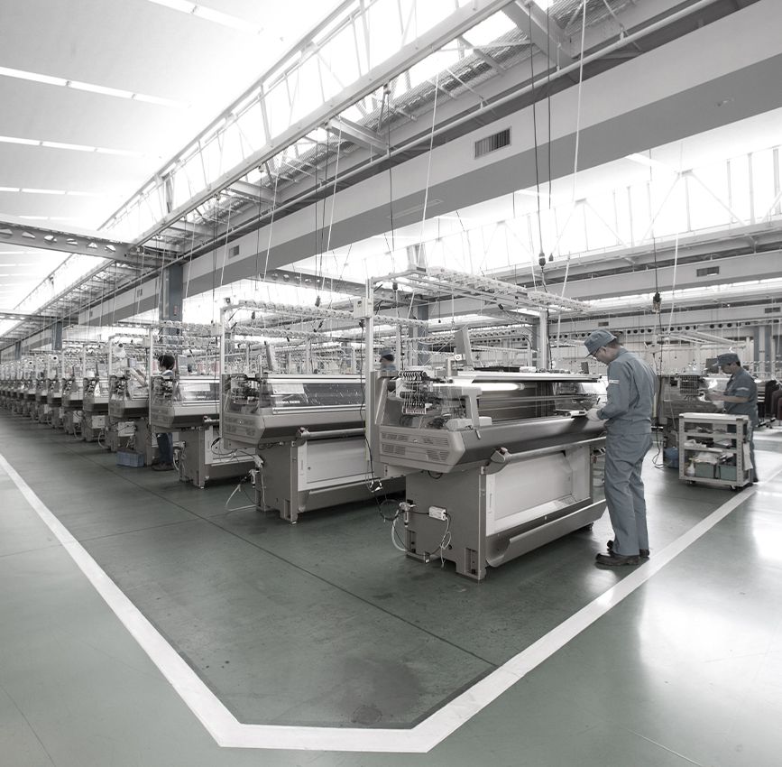 A relevant stock photo of knitting machine manufacturer in a typical setting.