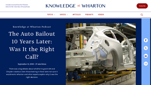 The Auto Bailout 10 Years Later: Was It the Right Call? - car manufacturer bailout