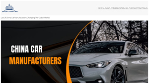 List Of China Car Manufacturers Changing The Global Market - car manufacturer in china