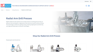 Radial Arm Drill Presses - KNUTH Machine Tools - radial drilling machine company
