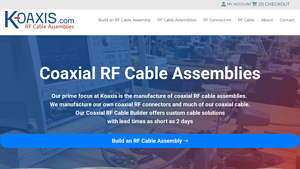 Koaxis - Coaxial RF Cable Assemblies - rf cable factory
