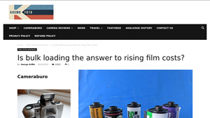 Is bulk loading the answer to rising film costs? - Kosmo Foto - film bulk