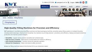 Liquid Filling Machine Manufacturer : KWT - Supply Various Filling ... - filling machine manufacturer