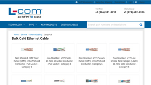 Bulk Cat6 Ethernet Cable - PVC, Plenum, LSZH, Foil, Double & Non ... - cat6 bulk