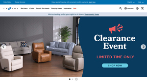 Home Furniture: Living Room & Bedroom Furniture | La-Z-Boy - orange sofa factory