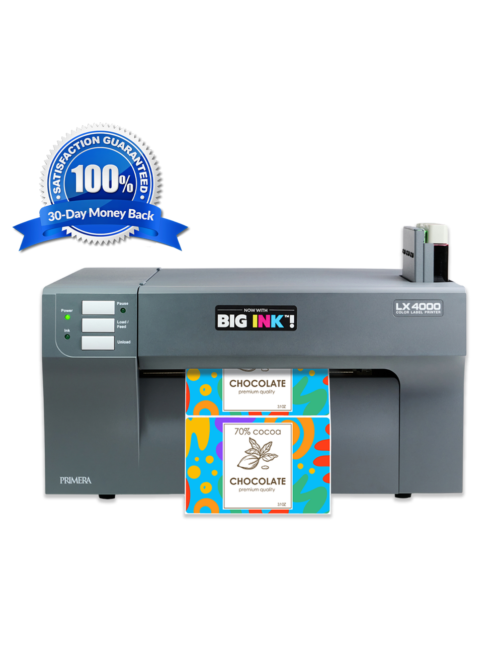 A relevant stock photo of label printer manufacturer in a typical setting.