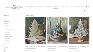 Christmas Trees Wholesale | Lancaster Home and Holiday - small artificial christmas trees bulk