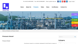 China Pressure Vessel Factory - Heat Exchanging Pressure Vessel, ASME ... - pressure vessel manufacturer