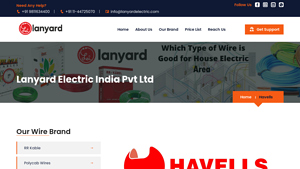 Havells - Haveels India Wires - Lanyard Electric India - havells wire factory