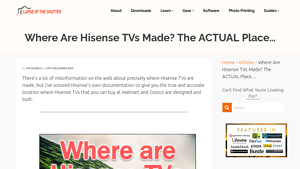 Where Are Hisense TVs Made? The ACTUAL Place… - hisense manufacturer