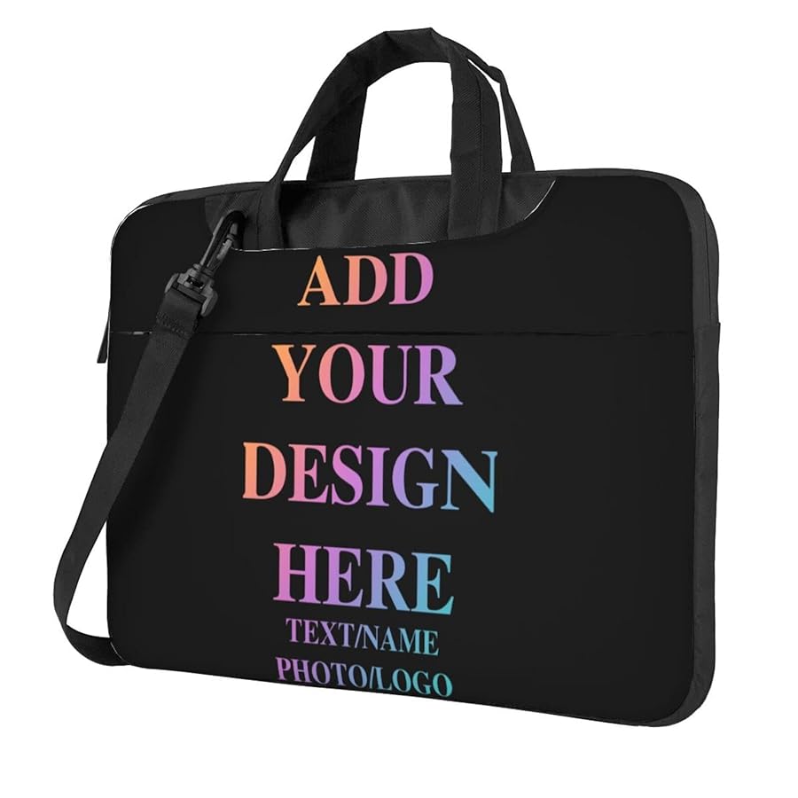 A relevant stock photo of laptop bag custom in a typical setting.