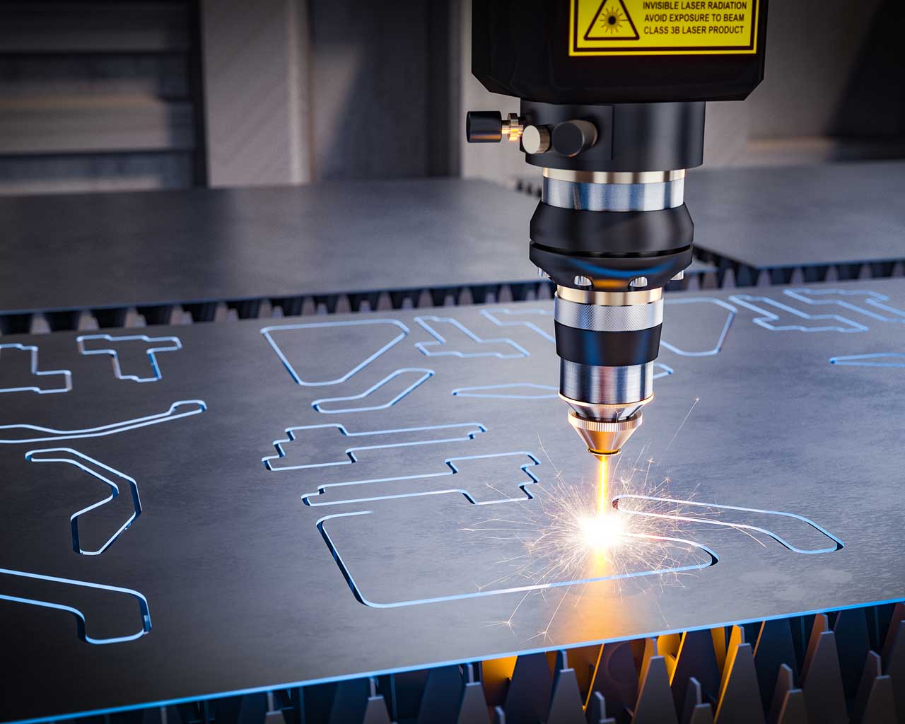 A relevant stock photo of laser cutting supplier in a typical setting.