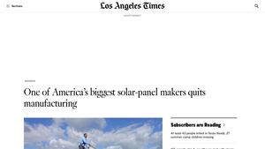 One of America's biggest solar-panel makers quits manufacturing - sunpower solar panels factory
