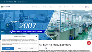 Leader: Micro Vibration Motor Manufacturer & Supplier in China - vibration motor factory