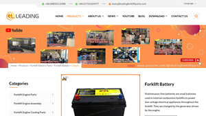 China Forklift Battery Manufacturers, Suppliers, Factory - LEADING - forklift battery factory